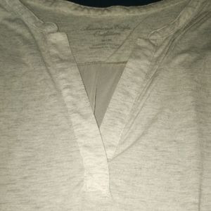 American eagle beige loose fitting tank top